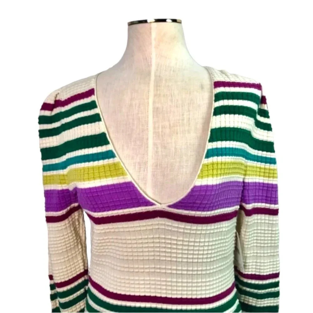 NWT Free People Gidget Knit Sweater‎ Dress in Ivory - Picture 3 of 8